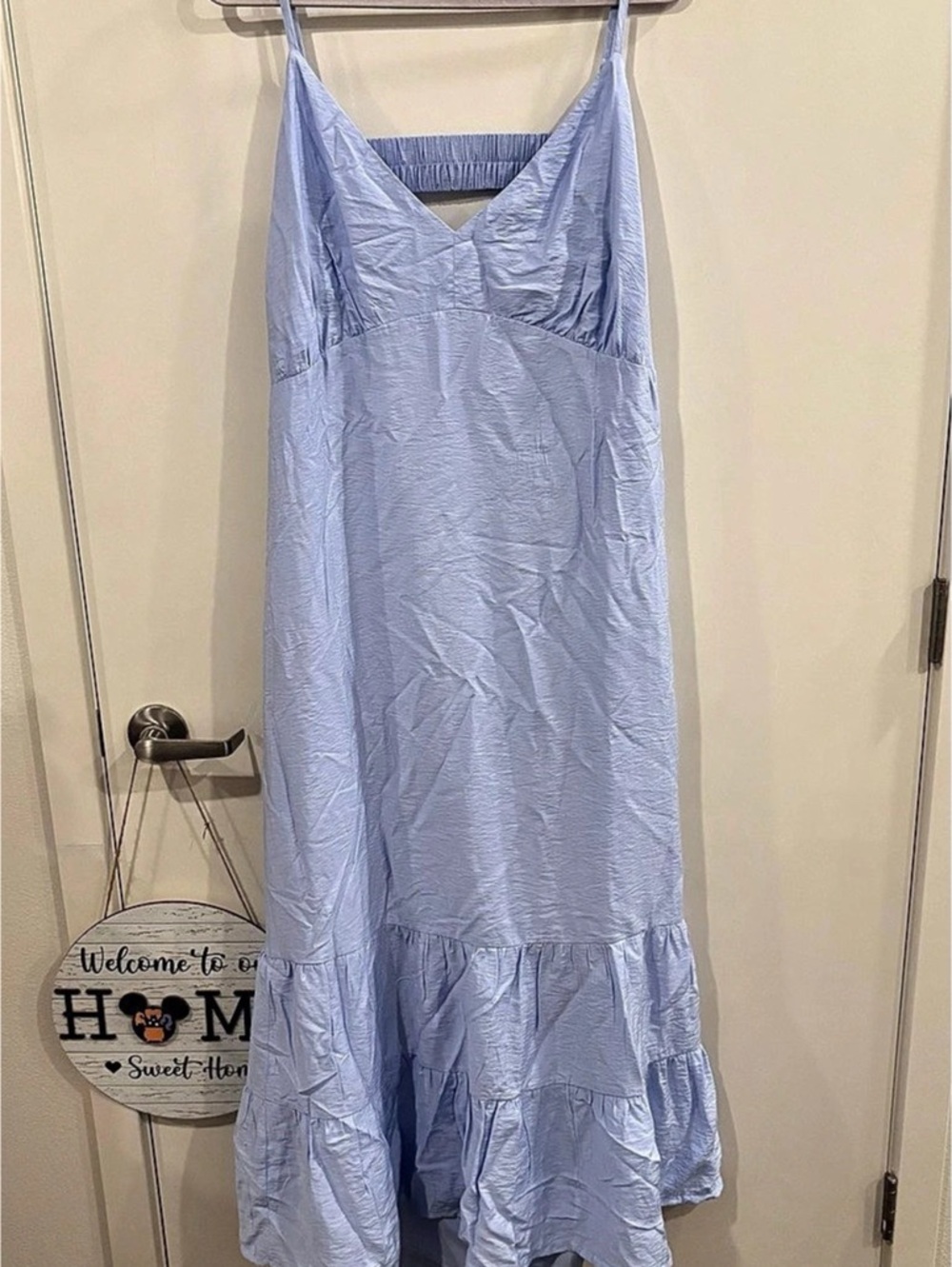 A New Day Tiered Maxi Dress Blue